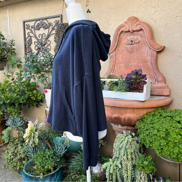 Free People Movement Navy Blue Hoodie Size S - Picture 9 of 15